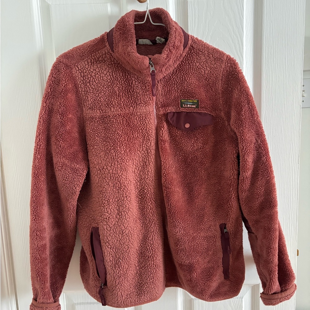 L.L. Bean Rose Fleece Jacket